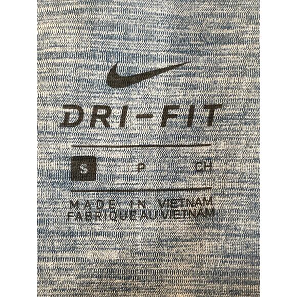 Nike One Dri Fit Heather Blue Full Length Leggings Size Small - Picture 5 of 8
